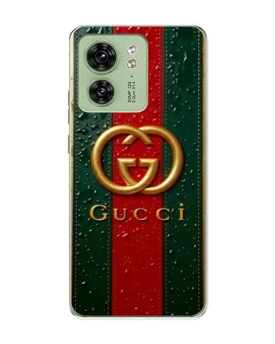 Чехол для Motorola Edge 40 с картинкой «Gucci — фирменная полоса и золото» Чехол для Motorola Edge 40 с картинкой «Gucci — фирменная полоса и золото»
