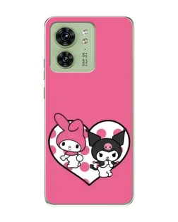 Чехол для Motorola Edge 40 с картинкой «Kuromi и My Melody» Чехол для Motorola Edge 40 с картинкой «Kuromi и My Melody»