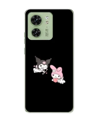 Чехол для Motorola Edge 40 с картинкой «My Melody и Kuromi»