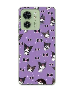 Чехол для Motorola Edge 40 с картинкой «Kuromi — паттерн» Чехол для Motorola Edge 40 с картинкой «Kuromi — паттерн»