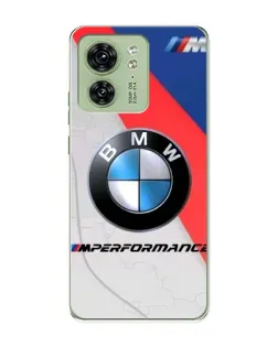 Чехол для Motorola Edge 40 с картинкой «BMW Performance стиль»