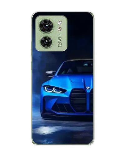 Чехол для Motorola Edge 40 с картинкой «Голубая BMW M4» Чехол для Motorola Edge 40 с картинкой «Голубая BMW M4»