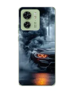 Чехол для Motorola Edge 40 с картинкой «BMW M-Power — абстракция»