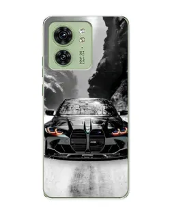 Чехол для Motorola Edge 40 с картинкой «BMW — акварельный дрифт»