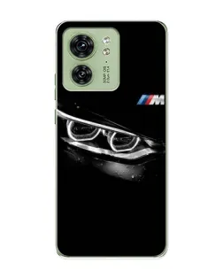 Чехол для Motorola Edge 40 с картинкой «BMW — взгляд тигра»