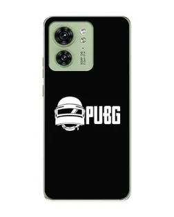 Чехол для Motorola Edge 40 с картинкой «PUBG — классический лого»