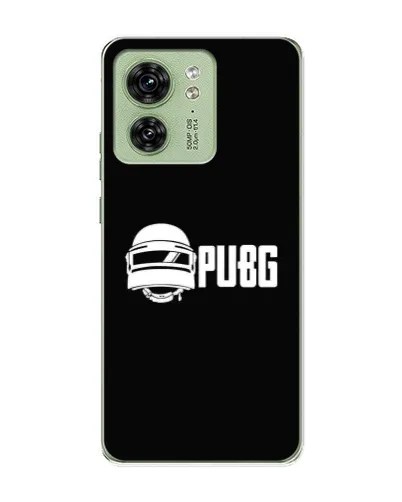 Чехол для Motorola Edge 40 с картинкой «PUBG — классический лого»