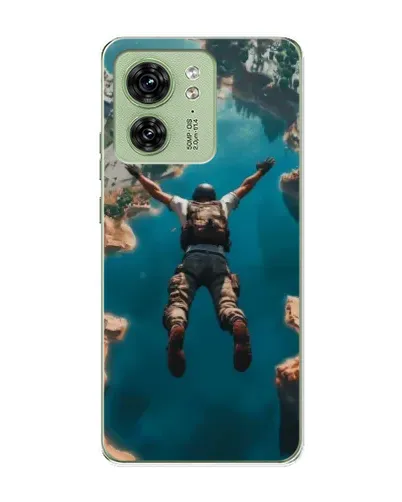 Чехол для Motorola Edge 40 с картинкой «PUBG — свободное падение»