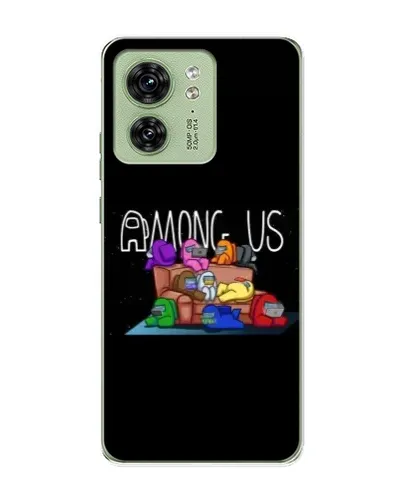 Чехол для Motorola Edge 40 с картинкой «Логотип Among Us» Чехол для Motorola Edge 40 с картинкой «Логотип Among Us»