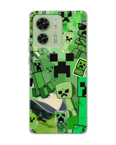 Чехол для Motorola Edge 40 с картинкой «Криперы Minecraft» Чехол для Motorola Edge 40 с картинкой «Криперы Minecraft»