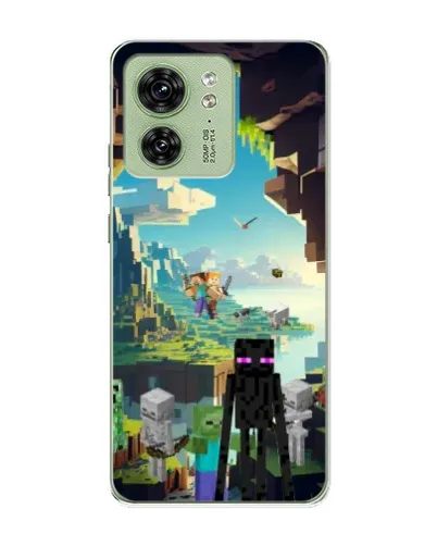 Чехол для Motorola Edge 40 с картинкой «Эндермен в лесу» Чехол для Motorola Edge 40 с картинкой «Эндермен в лесу»