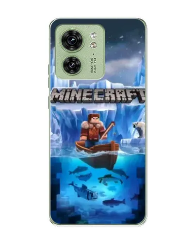 Чехол для Motorola Edge 40 с картинкой «Minecraft ледяной мир» Чехол для Motorola Edge 40 с картинкой «Minecraft ледяной мир»