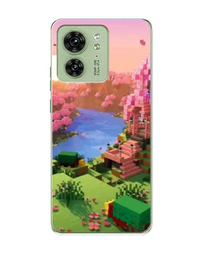 Чехол для Motorola Edge 40 с картинкой «Розовое дерево Minecraft» Чехол для Motorola Edge 40 с картинкой «Розовое дерево Minecraft»