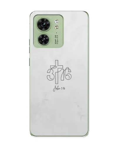 Чохол для Motorola Edge 40 з картинкою «Івана 3:16 Хрест»