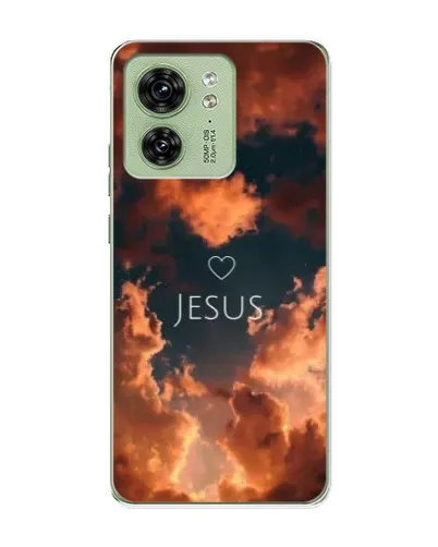 Чохол для Motorola Edge 40 з картинкою «Сяйво Імені Jesus»