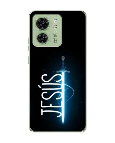 Чохол для Motorola Edge 40 з картинкою «Меч Духа Jesus»