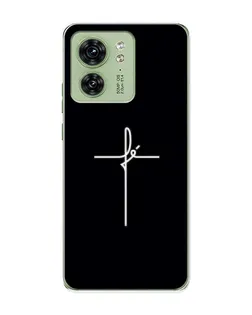 Чехол для Motorola Edge 40 с картинкой «Тонкий крест» Чехол для Motorola Edge 40 с картинкой «Тонкий крест»