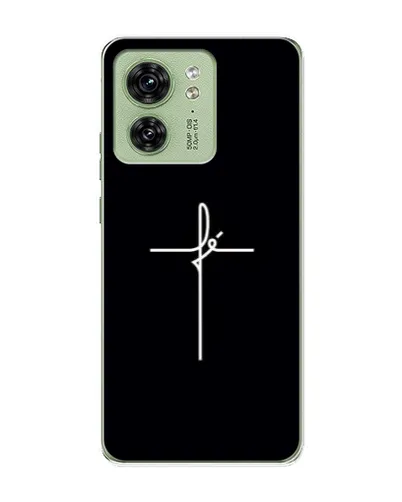 Чехол для Motorola Edge 40 с картинкой «Тонкий крест» Чехол для Motorola Edge 40 с картинкой «Тонкий крест»