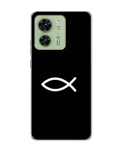 Чехол для Motorola Edge 40 с картинкой «Символ рыбы Jesus» Чехол для Motorola Edge 40 с картинкой «Символ рыбы Jesus»