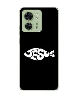 Чехол для Motorola Edge 40 с картинкой «Рыба Jesus» Чехол для Motorola Edge 40 с картинкой «Рыба Jesus»