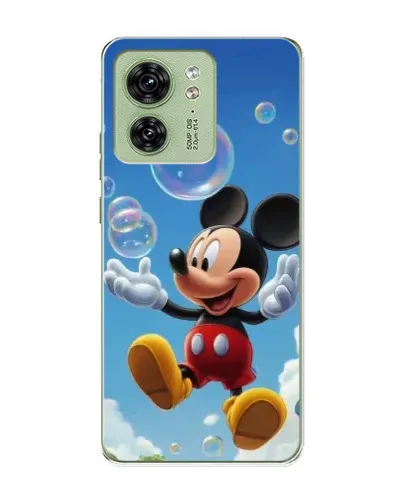 Чохол для Motorola Edge 40 з картинкою «Mickey та мильні бульбашки»
