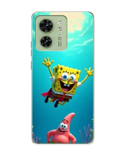 Чехол для Motorola Edge 40 с картинкой «Спанч Боб под водой» Чехол для Motorola Edge 40 с картинкой «Спанч Боб под водой»