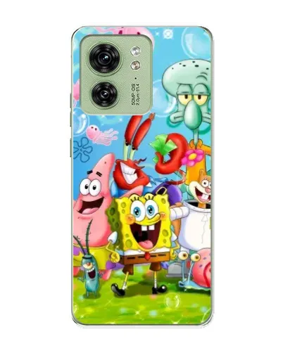 Чехол для Motorola Edge 40 с картинкой «Губка Боб и друзья» Чехол для Motorola Edge 40 с картинкой «Губка Боб и друзья»