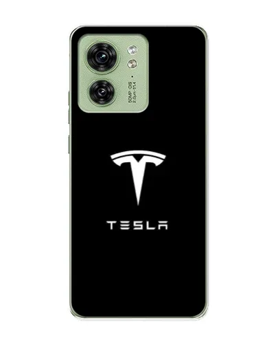 Чехол для Motorola Edge 40 с картинкой «Tesla White Logo» Чехол для Motorola Edge 40 с картинкой «Tesla White Logo»