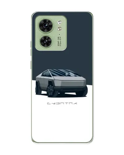 Чехол для Motorola Edge 40 с картинкой «Серебристый Cybertruck Tesla» Чехол для Motorola Edge 40 с картинкой «Серебристый Cybertruck Tesla»