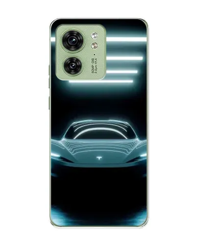 Чехол для Motorola Edge 40 с картинкой «Tesla в неоне» Чехол для Motorola Edge 40 с картинкой «Tesla в неоне»
