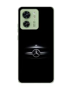 Чехол для Motorola Edge 40 с картинкой «Mercedes — абстрактные линии»