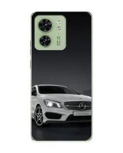 Чехол для Motorola Edge 40 с картинкой «Mercedes AMG GT Silver»