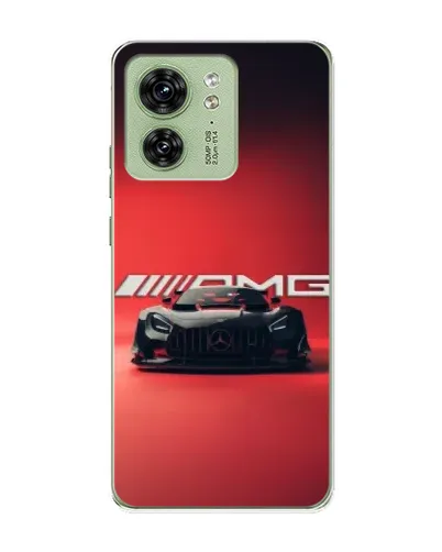 Чехол для Motorola Edge 40 с картинкой «Mercedes AMG — красная линия»