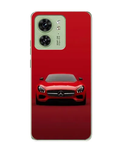 Чехол для Motorola Edge 40 с картинкой «Красный Mercedes AMG»