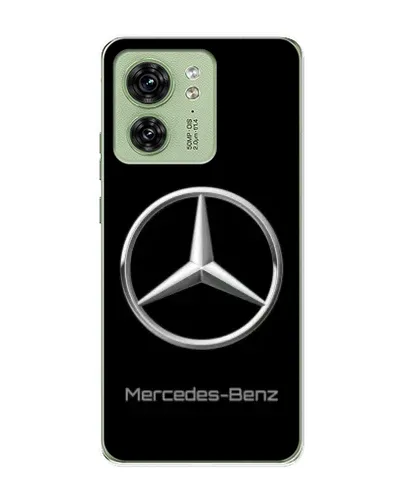 Чехол для Motorola Edge 40 с картинкой «Mercedes Silver Logo»