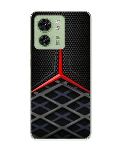Чехол для Motorola Edge 40 с картинкой «Mercedes Carbon Grid»