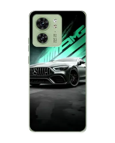 Чехол для Motorola Edge 40 с картинкой «Темный Mercedes AMG»