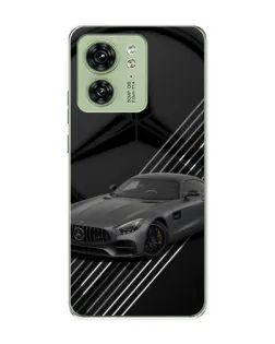 Чехол для Motorola Edge 40 с картинкой «Mercedes AMG — графика»
