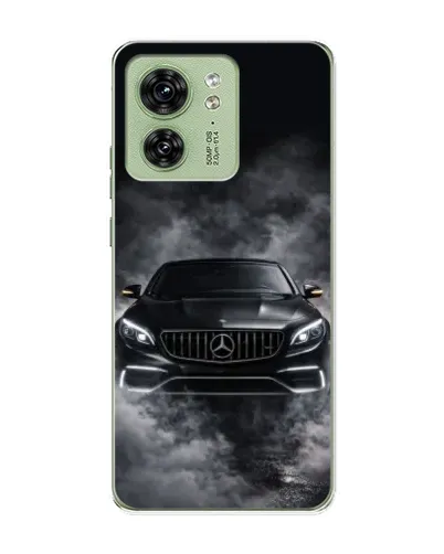 Чехол для Motorola Edge 40 с картинкой «Mercedes в дыму»