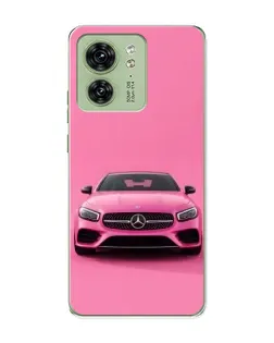 Чехол для Motorola Edge 40 с картинкой «Розовый Mercedes AMG» Чехол для Motorola Edge 40 с картинкой «Розовый Mercedes AMG»