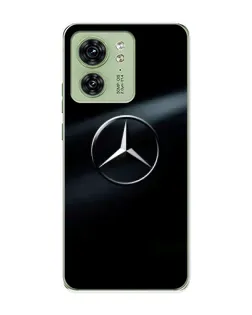 Чехол для Motorola Edge 40 с картинкой «Mercedes на металле» Чехол для Motorola Edge 40 с картинкой «Mercedes на металле»