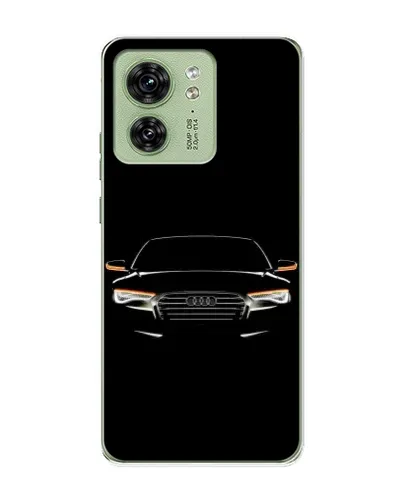 Чехол для Motorola Edge 40 с картинкой «Audi — ночной контур»