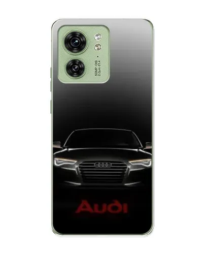 Чехол для Motorola Edge 40 с картинкой «Audi — градиентный контур»