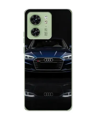 Чехол для Motorola Edge 40 с картинкой «Audi — ночное отражение»