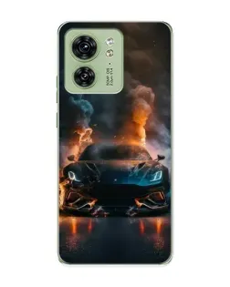 Чохол для Motorola Edge 40 з картинкою «Lamborghini димна естетика» Чохол для Motorola Edge 40 з картинкою «Lamborghini димна естетика»