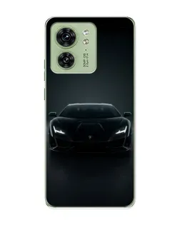 Чохол для Motorola Edge 40 з картинкою «Чорний Lamborghini Aventador» Чохол для Motorola Edge 40 з картинкою «Чорний Lamborghini Aventador»