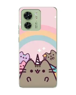 Чохол для Motorola Edge 40 з картинкою «Єдиноріг Pusheen»