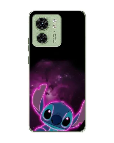 Чехол для Motorola Edge 40 с картинкой «Неоновый Stitch»