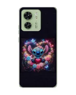 Чехол для Motorola Edge 40 с картинкой «Stitch в цветах» Чехол для Motorola Edge 40 с картинкой «Stitch в цветах»