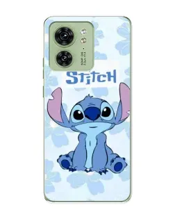 Чехол для Motorola Edge 40 с картинкой «Stitch среди цветов» Чехол для Motorola Edge 40 с картинкой «Stitch среди цветов»